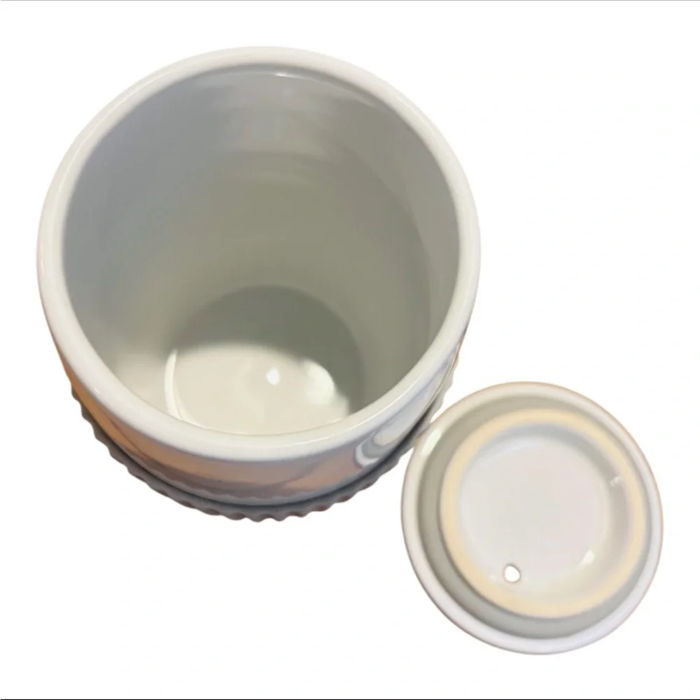 Pampered Chef Durable Ceramic Egg Cooker with Vented Lid Model #1529